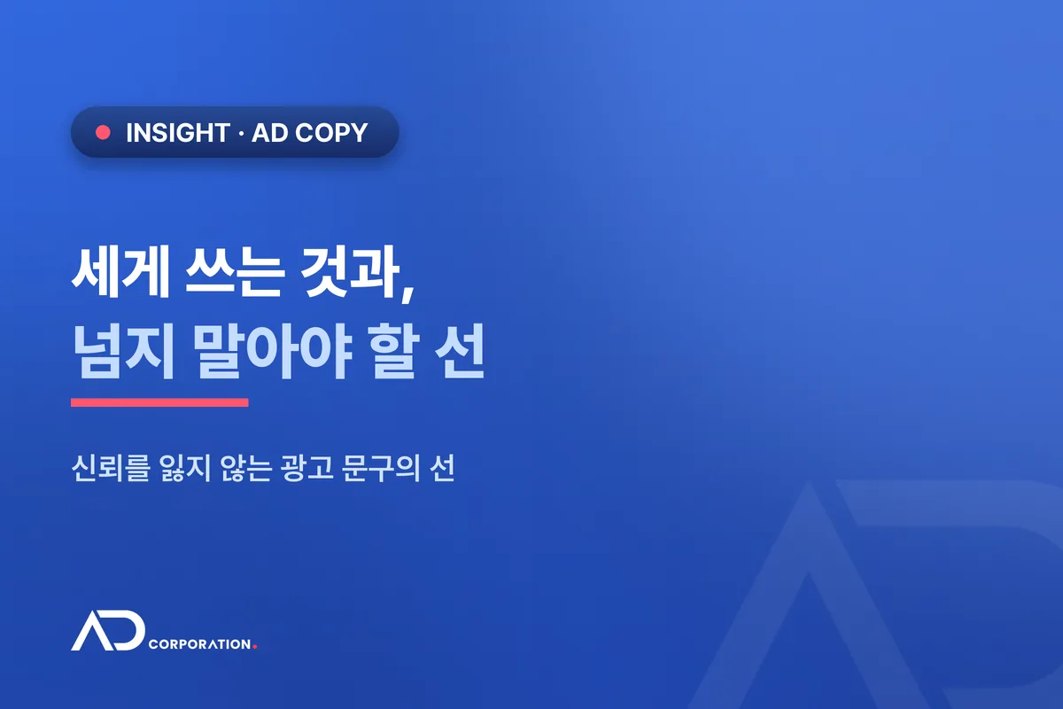 이 표현, 광고에 써도 될까: 신뢰를 잃지 않는 광고 문구의 선 관련 이미지